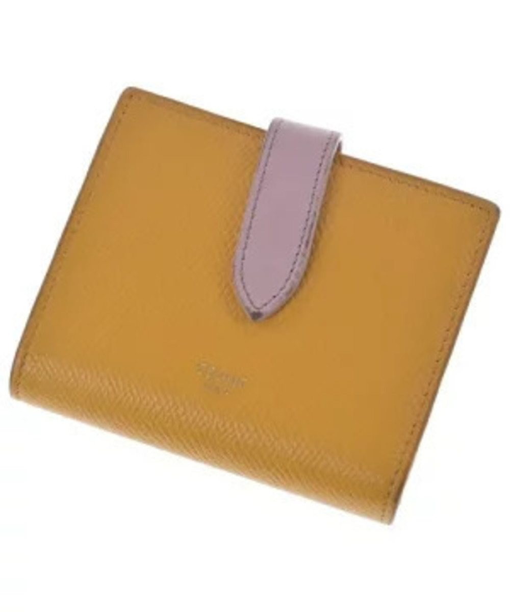 Celine Wallet coin case Wallet Mustard